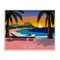Stupell Industries Ibiza Tropical Beach View Framed Giclee Wall Art Design by Amelia Noyes